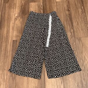 Max&Co polka dot wide leg pants